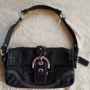 COACH Hobo Signature C  Flip Braided Buckle